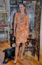 Load image into Gallery viewer, Gretchen Scott Designs Split Neck Dress - Stunning Stippling
