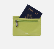 Load image into Gallery viewer, HOBO Euro Slide Card Case - Celery - FINAL SALE
