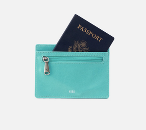 HOBO Euro Slide Card Case - Light Aqua