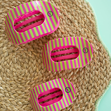 Load image into Gallery viewer, three sizes of the TELETIES Flat Round Hair Summer Crush - Medium
