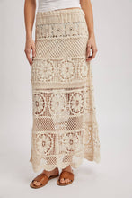 Load image into Gallery viewer, Sheer Crochet Knit Midi Skirt
