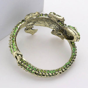 Crystal Rhinestone Crocodile/Alligator Embellished Bracelet