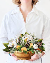 Load image into Gallery viewer, person holding a FreshCut Paper Winter Magnolia Greeting Card
