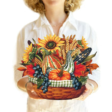 Load image into Gallery viewer, person holding a FreshCut Paper Golden Harvest Greeting Card
