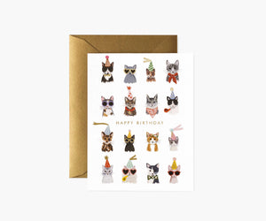 Rifle Paper Cool Cats Birthday Card