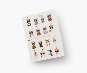 Rifle Paper Cool Cats Birthday Card
