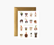 Load image into Gallery viewer, Rifle Paper Party Pups Birthday Card
