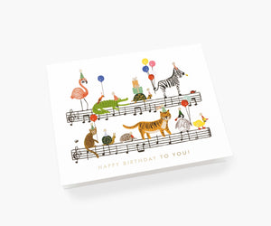 Rifle Paper Happy Birthday Song Greeting Card