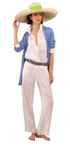 Load image into Gallery viewer, Gretchen Scott Designs Bacall Linen Trousers - La Di Da - White
