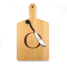Load image into Gallery viewer, Initial Maple Cheese Board w/ Spreader
