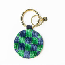 Load image into Gallery viewer, Kelsey cherries seed bead bag accessory key ring r
