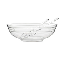Load image into Gallery viewer, Isabella Acrylic Salad Servers - Clear - 11.5”L
