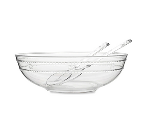 Isabella Serving Bowl Clear Acrylic Clear - 13''