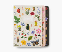 Load image into Gallery viewer, Rifle Paper Stitched Curio Notebooks Set of 3
