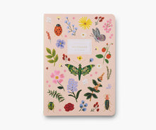 Load image into Gallery viewer, Rifle Paper Stitched Curio Notebooks Set of 3
