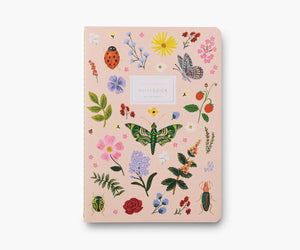 Rifle Paper Stitched Curio Notebooks Set of 3
