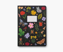 Load image into Gallery viewer, Rifle Paper Stitched Curio Notebooks Set of 3
