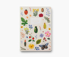 Load image into Gallery viewer, Rifle Paper Stitched Curio Notebooks Set of 3
