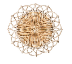 Juliska Provence Rattan Whitewash Placemat