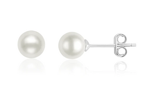 Crislu June Birthstone Stud Earrings Finished in Pure Platinum