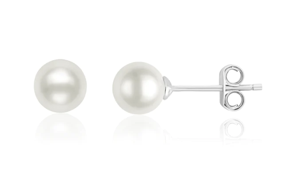 Crislu June Birthstone Stud Earrings Finished in Pure Platinum