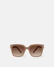 Load image into Gallery viewer, overside light brown frames with brown lenses
