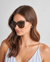 Load image into Gallery viewer, person wearing Katie Loxton Mykonos Oversized Cat-Eye Sunglasses
