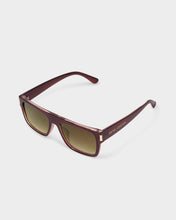 Load image into Gallery viewer, Katie Loxton Aspen Square Sunglasses side view showing wide arms and gold accents 
