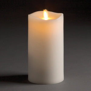 LightLi Moving Flame Pillar - 3x6" Ivory