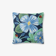 Rifle Paper Navy/Blue Floral Pillow 18