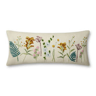 Rifle Paper Cream Floral Lumbar Pillow