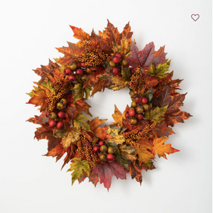 Maple Berry Wreath
