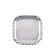 Mariposa Pearled Square Platter 
