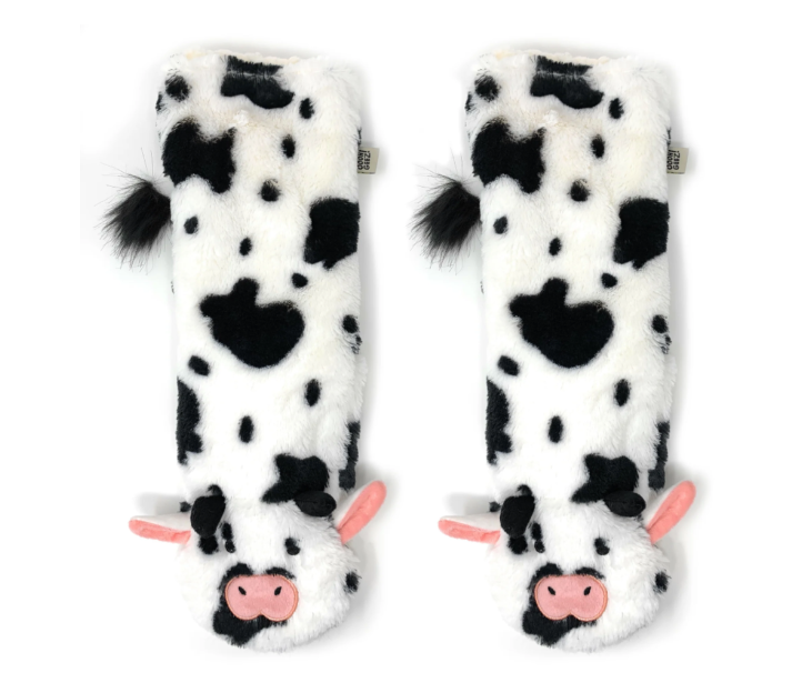Moo Moo Plush Slipper Socks