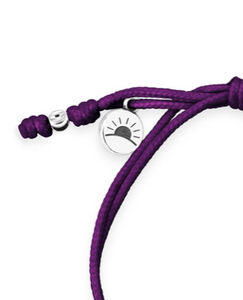 Dune Jewelry Touch The World Purple Horizon Bracelet - Opioid Research & Rehabilitation