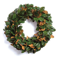 Grand Magnolia Leaf Wreath 24