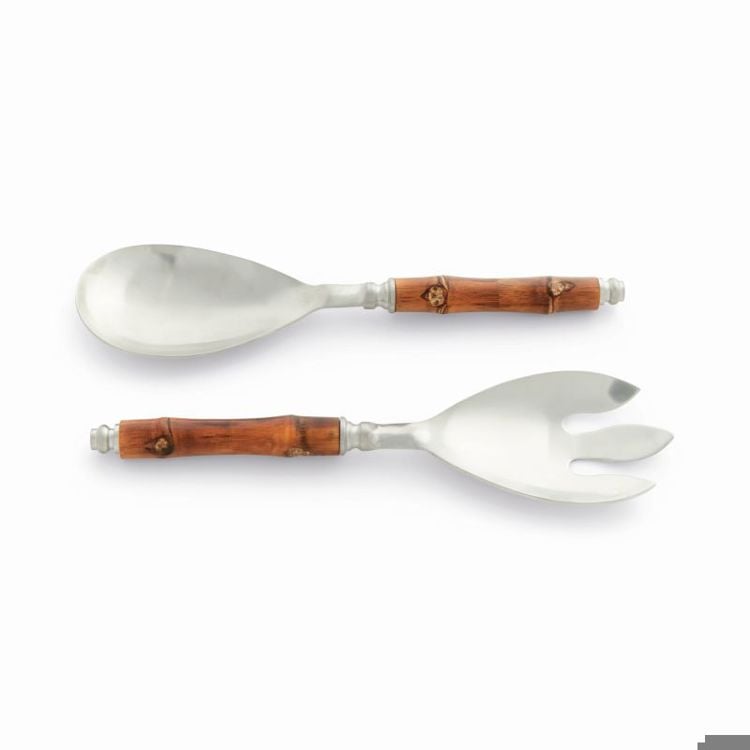 BARCLAY BUTERA KEYSTONE SALAD SERVERS, SET OF 2