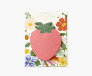 Rifle Paper Strawberry Sticky Notes