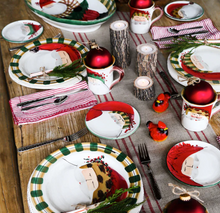 Load image into Gallery viewer, Vietri Old St. Nick Assorted Round Salad Plates - Set of 4
