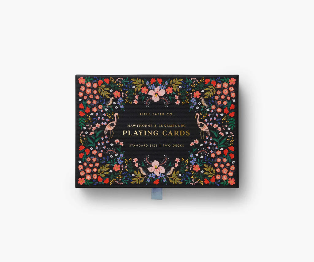 Rifle Paper Hawthorne Playing Cards Set
