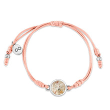 Load image into Gallery viewer, Dune Jewelry Touch The World Peach Infinity Bracelet - Autism Awareness
