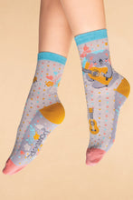 Load image into Gallery viewer, Ladies Ankle Socks Musical Koala
