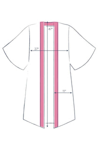 Trailing Wisteria Kimono Jacket - Teal