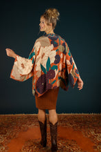 Load image into Gallery viewer, Winter Floral Kimono Jacket - Terracotta
