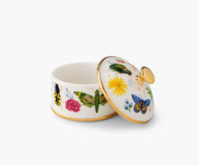 Load image into Gallery viewer, Rifle Paper Curio Round Porcelain Box
