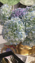 Load and play video in Gallery viewer, Faux Hydrangea Stem - 2 colors
