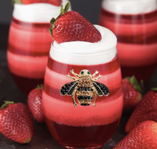 Load image into Gallery viewer, Queen Bee Jeweled Stemless Glass
