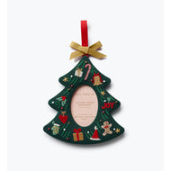 Christmas Tree Embroidered Frame Ornament