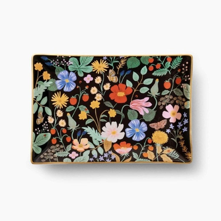 Strawberry Fields Porcelain Catchall Tray