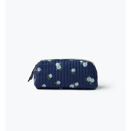 Ditsy Hydrangea Quilted Small Cosmetic Pouch